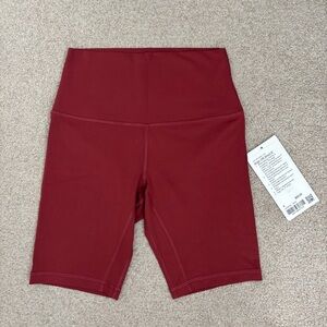 NWT Lululemon Align Shorts 8 Inches Mulled Wine Size 4